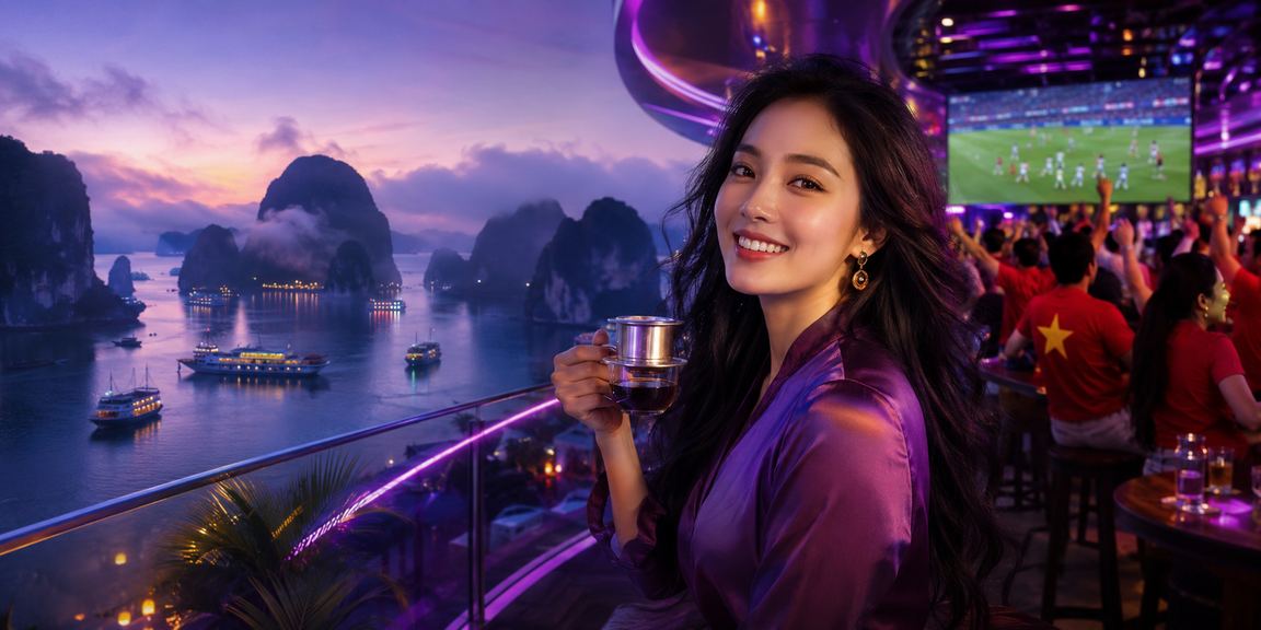 Khách du lịch tại vịnh Hạ Long theo dõi kết quả cược và kiểm tra giao dịch tài chính trên điện thoại
